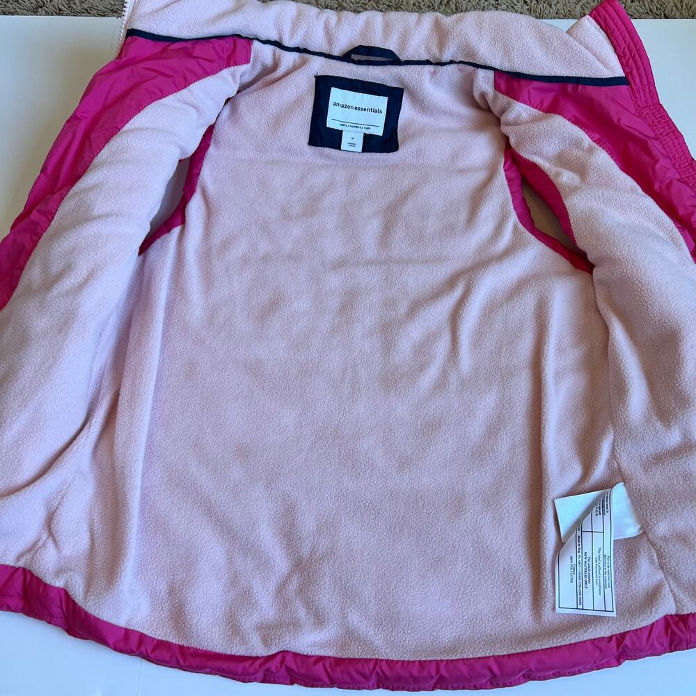 Amazon Essentials Pink Puffer Vest XL Girls - Picture 8 of 10
